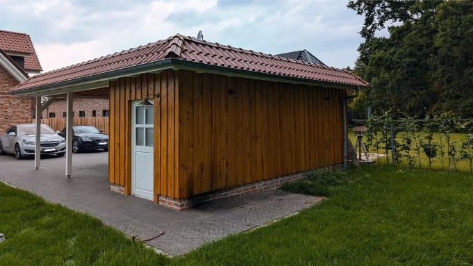 Holzfachwerk-Carport 3